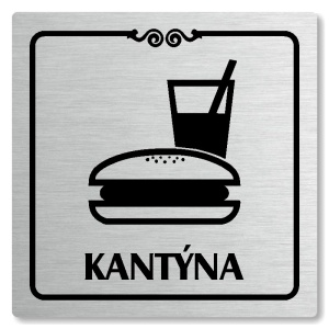 Kantýna, 118x118mm, stříbrná, Texas